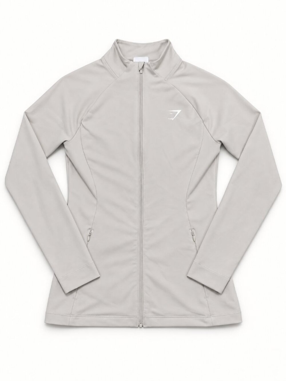 Gymshark Beige Training Full Zip Slim Fit Jacket